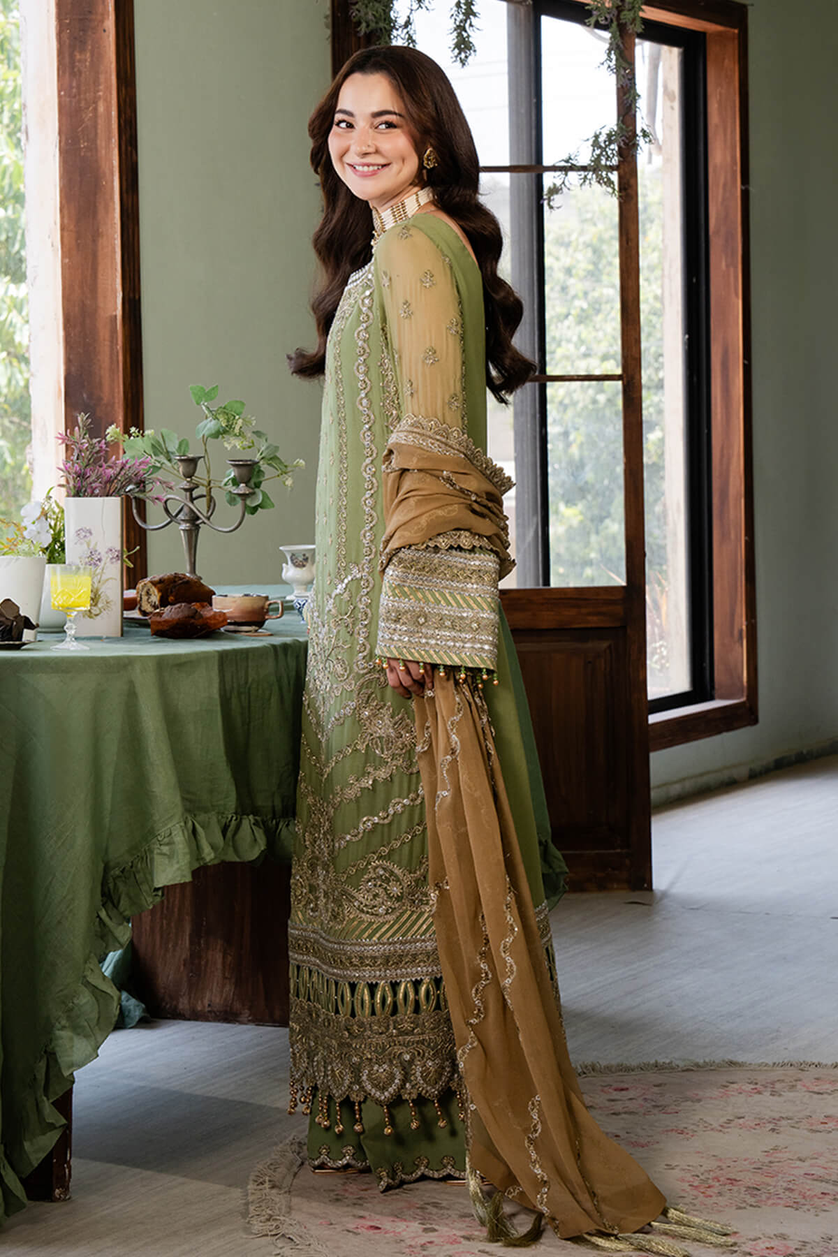 Imrozia Premium | Naina Chiffon | I-191 Aabia - Ladies Clothes - Maria Faisal