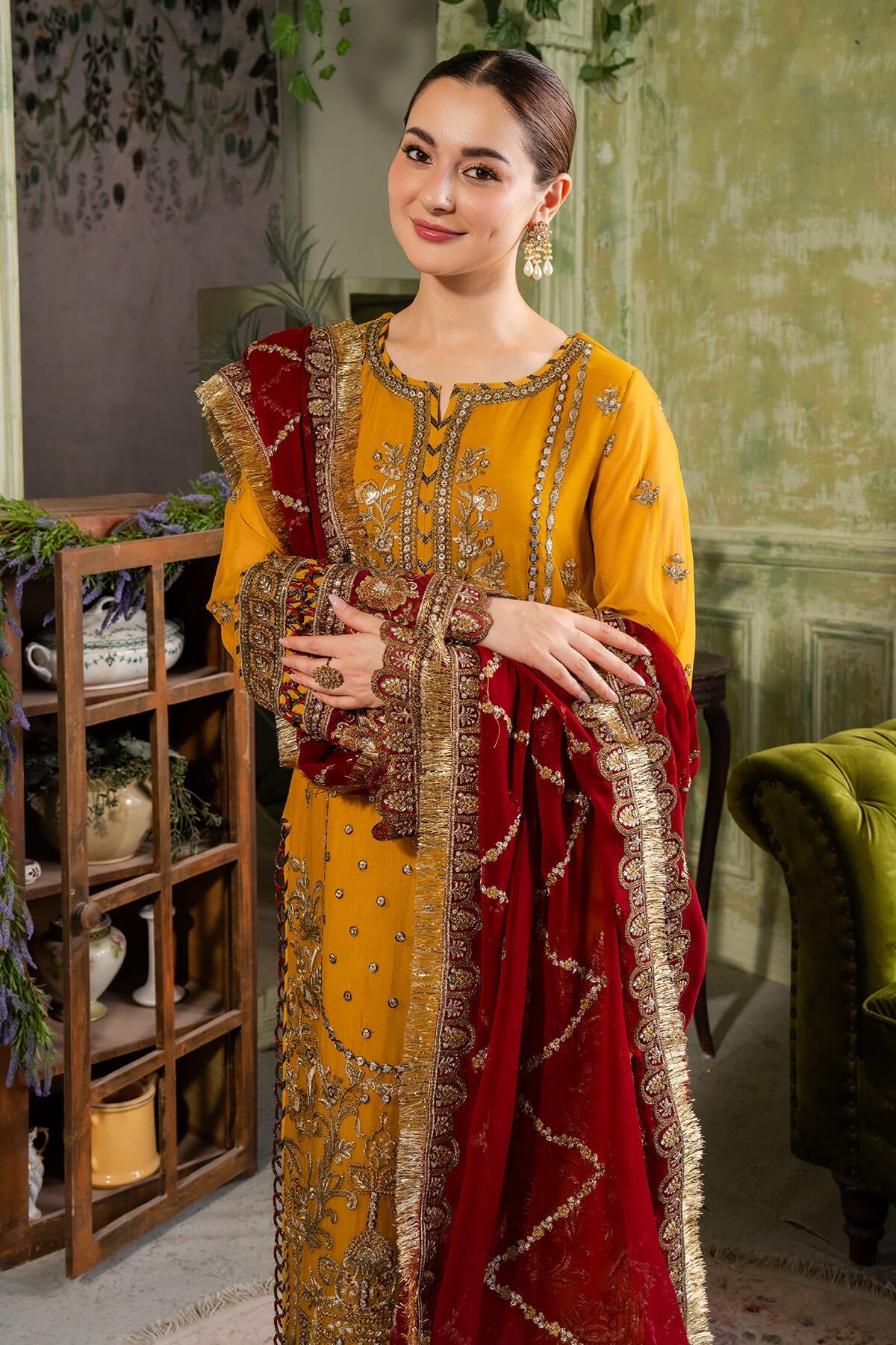 Imrozia Premium | Naina Chiffon | I-196 Naaz - Ladies Clothes - Maria Faisal