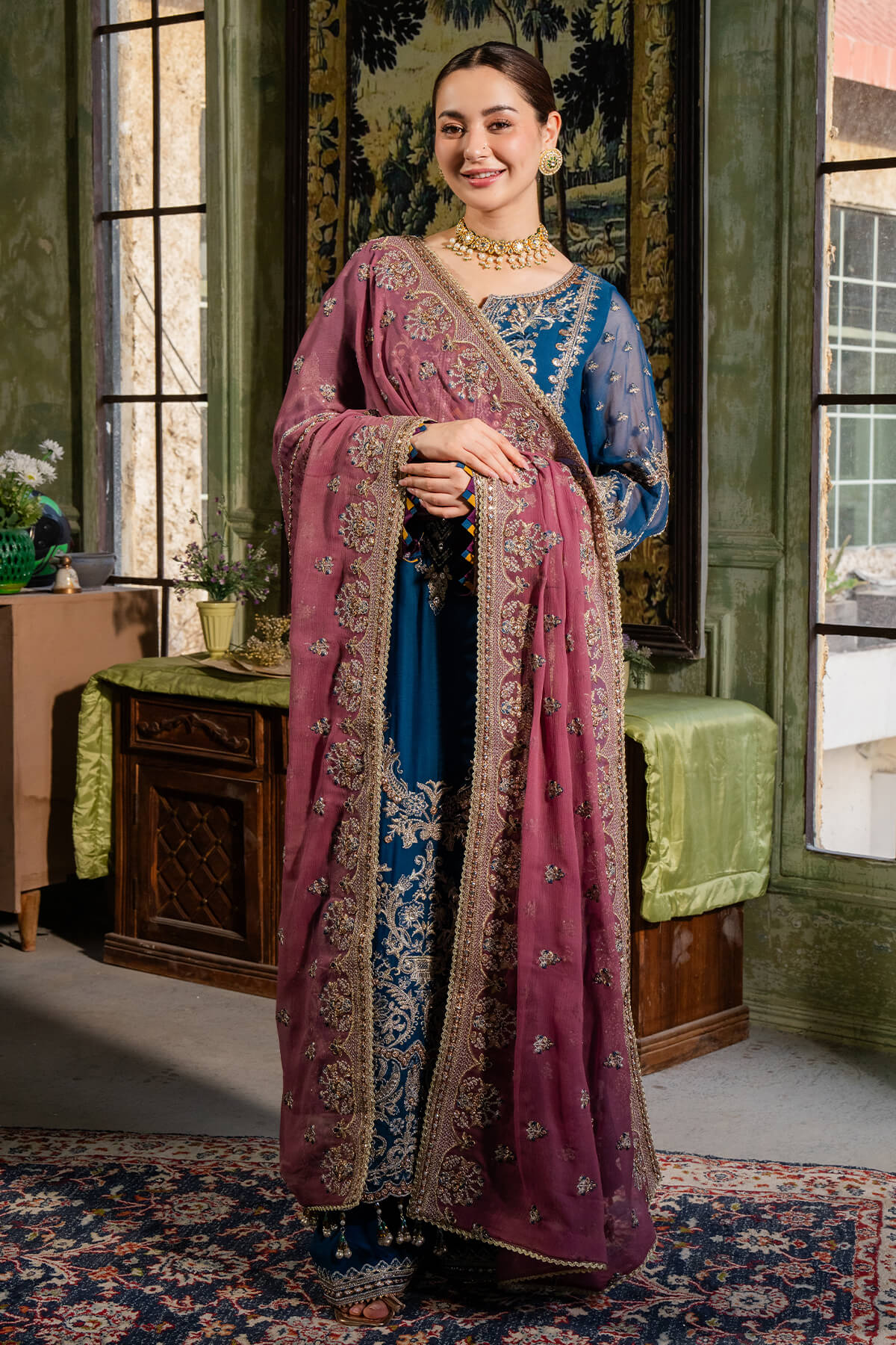 Imrozia Premium | Naina Chiffon | I-197 Afsa - Ladies Clothes - Maria Faisal
