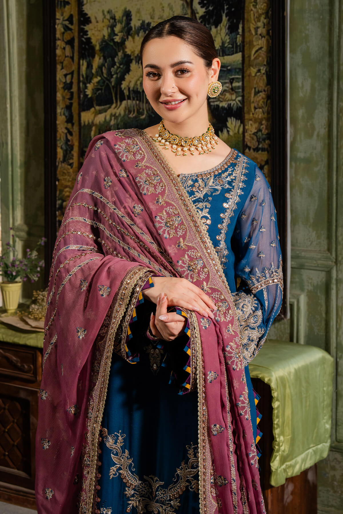 Imrozia Premium | Naina Chiffon | I-197 Afsa - Ladies Clothes - Maria Faisal