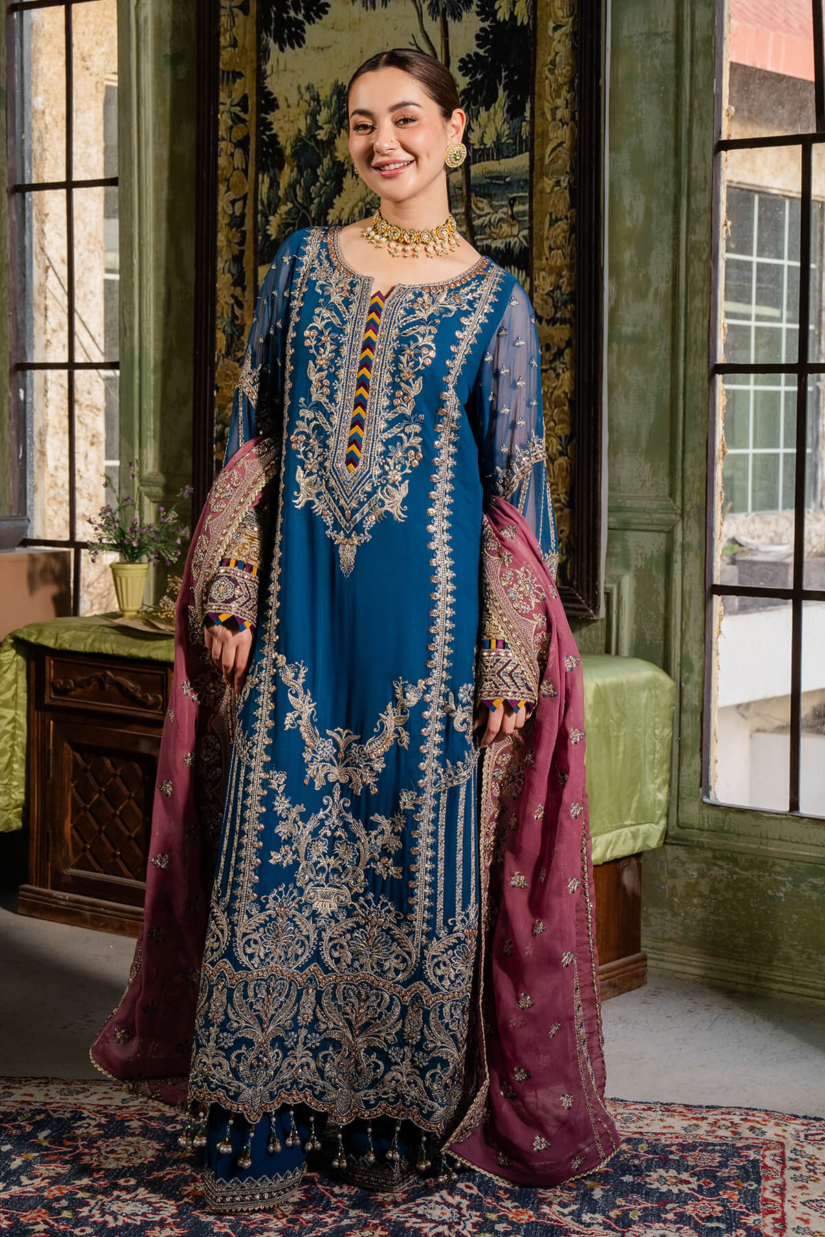 Imrozia Premium | Naina Chiffon | I-197 Afsa - Ladies Clothes - Maria Faisal