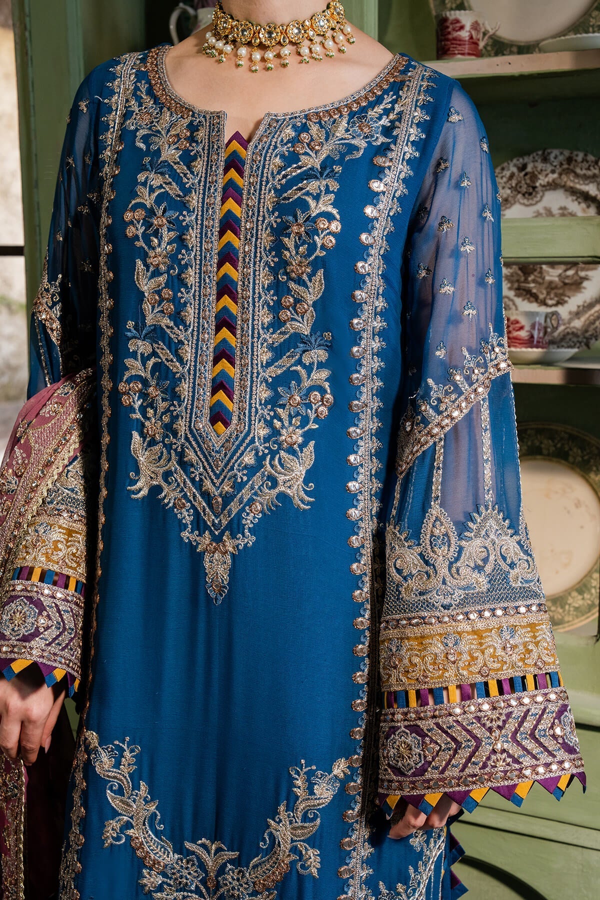 Imrozia Premium | Naina Chiffon | I-197 Afsa - Ladies Clothes - Maria Faisal