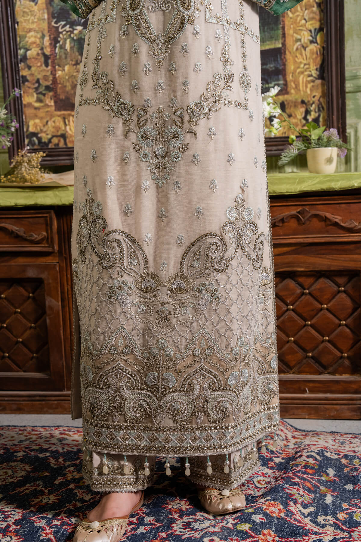 Imrozia Premium | Naina Chiffon | I-198 Beena - Ladies Clothes - Maria Faisal