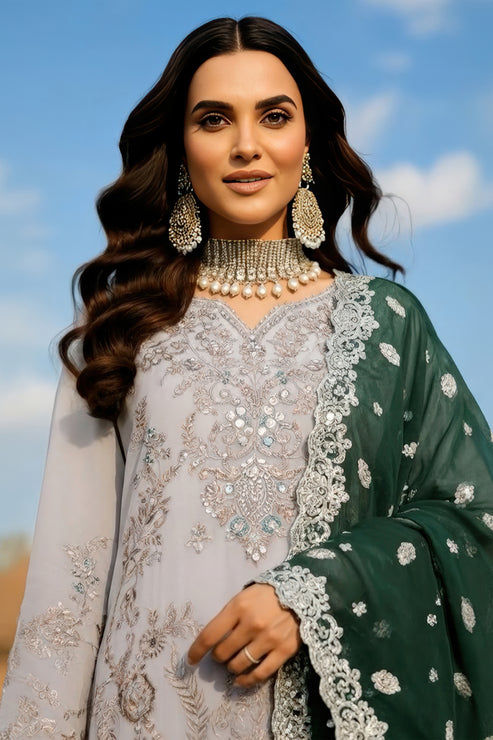 Imrozia Premium | Mehr e Mah | I-240 Selin - Formal Dress - available at Maria Faisal in UK and USA.