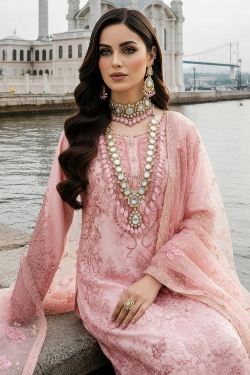 Imrozia Premium | Mehr e Mah | I-242 Meleknaaz - Formal Dress - available at Maria Faisal in UK and USA.