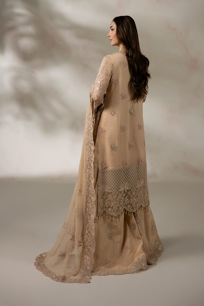 Imrozia Premium | La Fiora Collection | I-285 Chantilly - Formal Dress - available at Maria Faisal in UK and USA.