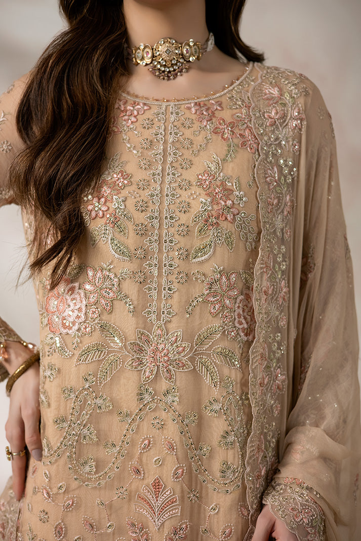 Imrozia Premium | La Fiora Collection | I-285 Chantilly - Formal Dress - available at Maria Faisal in UK and USA.