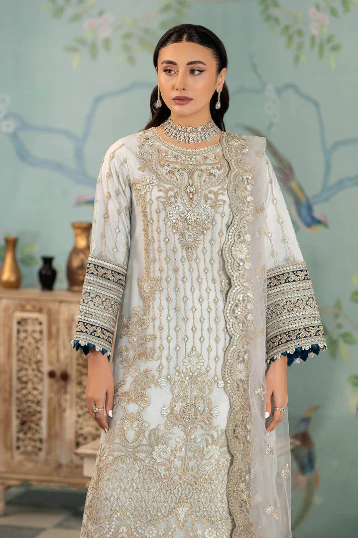 Imrozia Premium | Baad e Saba Pret Luxury Eid Collection | I.P-41 Bareeze - Ladies Clothes - Maria Faisal