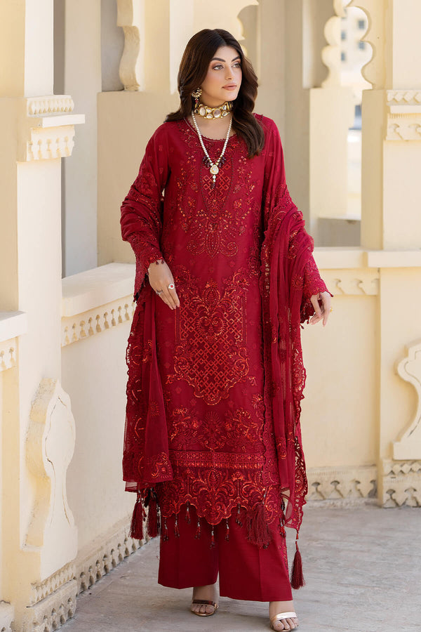 Imrozia Premium | Baad e Saba Formals | IP-56 Jalwa - Designer Dress with Intricate embroidery and embellishments. Shop elegent wedding dress at Maria Faisal.