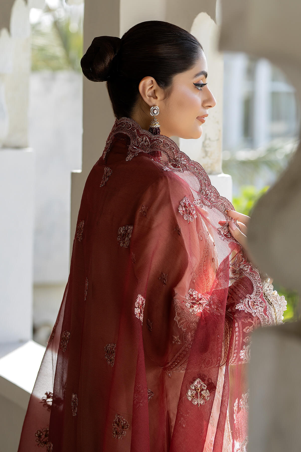 Imrozia Premium | Baad e Saba Formals | IP-58 Haseen - Designer Dress with Intricate embroidery and embellishments. Shop elegent wedding dress at Maria Faisal.