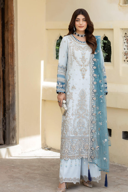 Imrozia Premium | Baad e Saba Formals | IP-59 Jahan - Designer Dress with Intricate embroidery and embellishments. Shop elegent wedding dress at Maria Faisal.