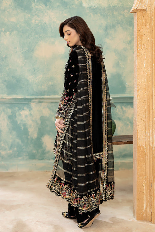 Imrozia Premium | Rukh e Makhmal | Khushbu - Formal Dress - available at Maria Faisal in UK and USA.