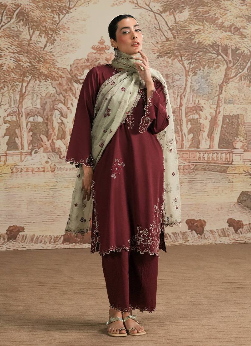 Image | Spring the Tea | ICSTE-213885-12439 by Maria Faisal - Registered Vendor of : Image - type : Ladies Clothes - 100% original wedding dresses