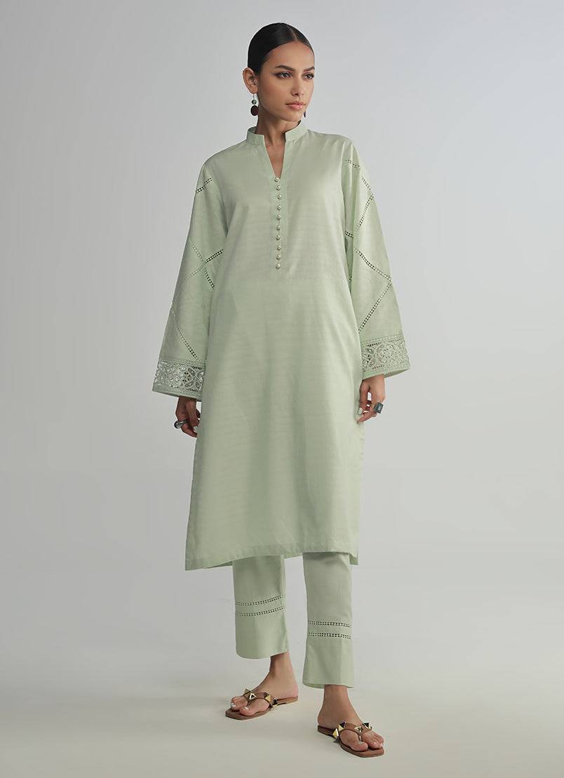 Image | Spring Basics 25 | IJSL-213710-12391 by Maria Faisal - Registered Vendor of : Image - type : Ladies Clothes - 100% original wedding dresses