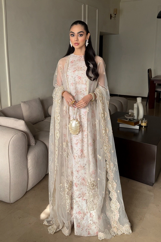 Erum Khan | The Formal Edit | Fit 01 - Formal Dress - available at Maria Faisal in UK and USA.