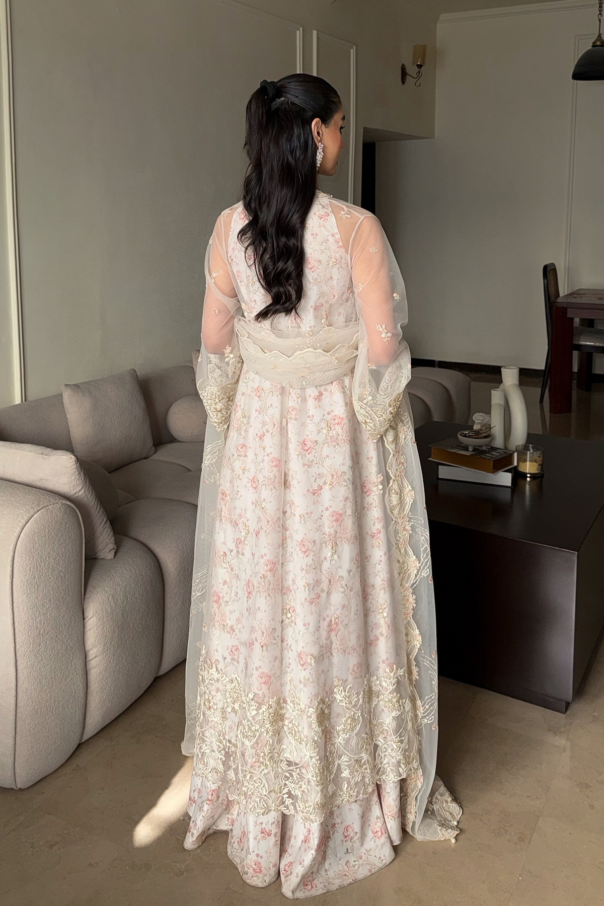 Erum Khan | The Formal Edit | Fit 01 - Formal Dress - available at Maria Faisal in UK and USA.