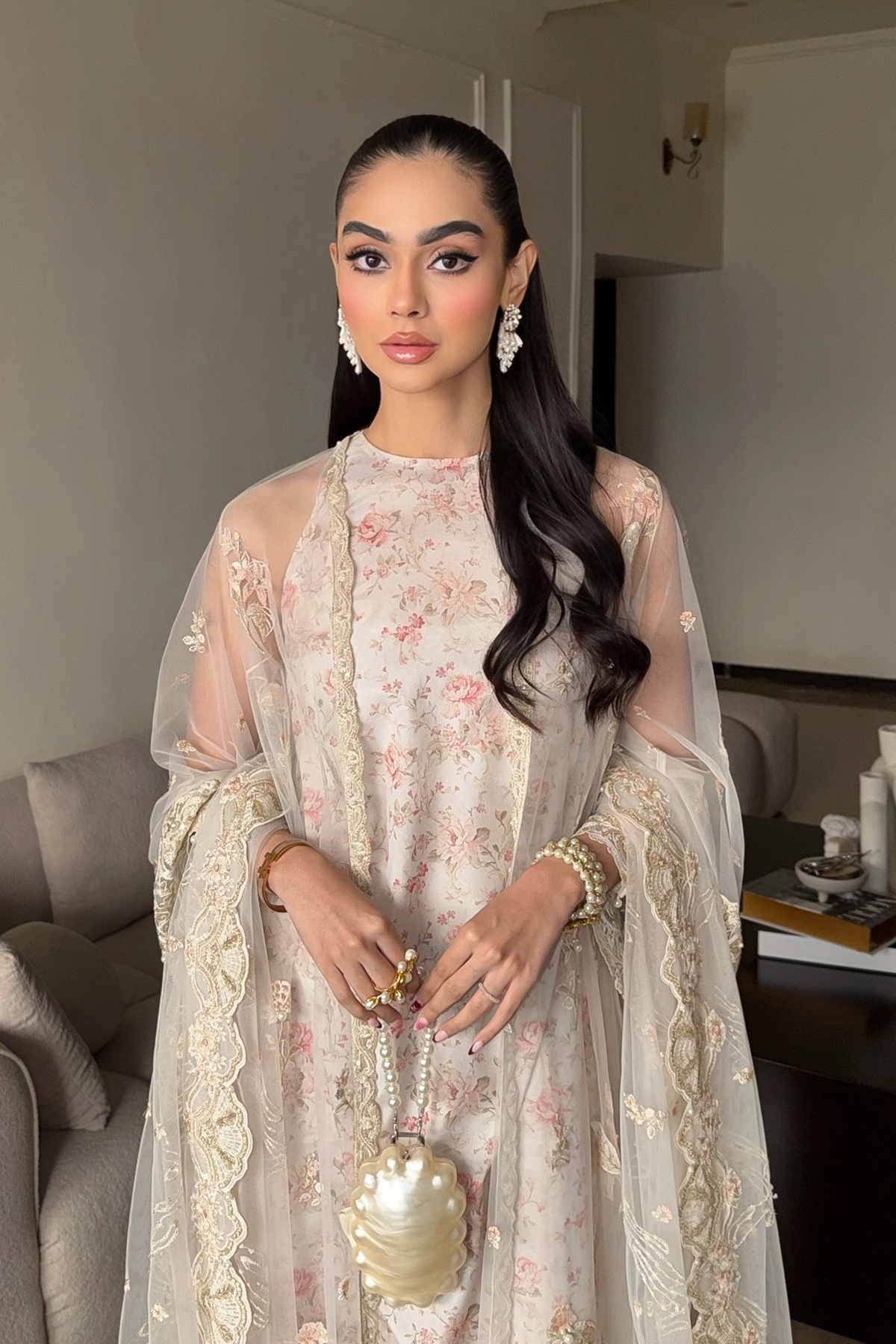 Erum Khan | The Formal Edit | Fit 01 - Formal Dress - available at Maria Faisal in UK and USA.