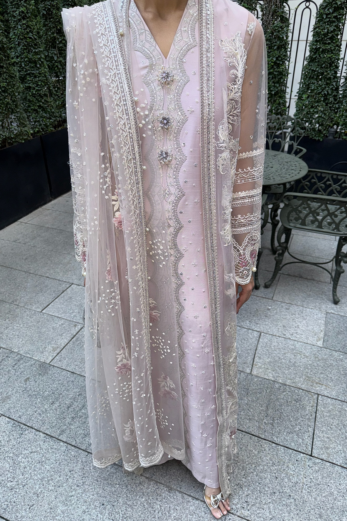 Erum Khan | The Formal Edit | Fit 03 - Formal Dress - available at Maria Faisal in UK and USA.