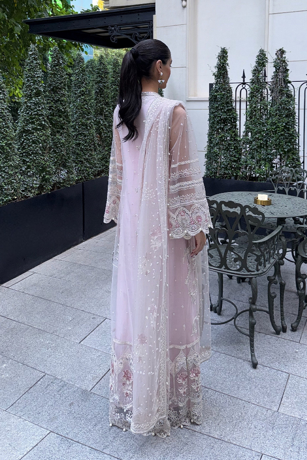 Erum Khan | The Formal Edit | Fit 03 - Formal Dress - available at Maria Faisal in UK and USA.