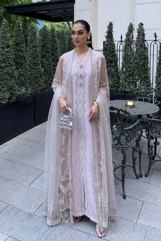 Erum Khan | The Formal Edit | Fit 03 - Formal Dress - available at Maria Faisal in UK and USA.
