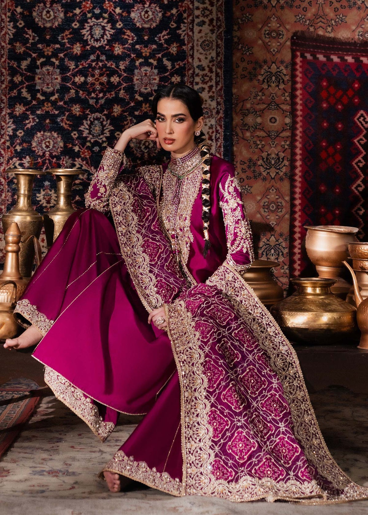 Kanwal Malik | Shehnai Luxury Pret 26 |Nilofer - Formal Dress - available at Maria Faisal in UK and USA.