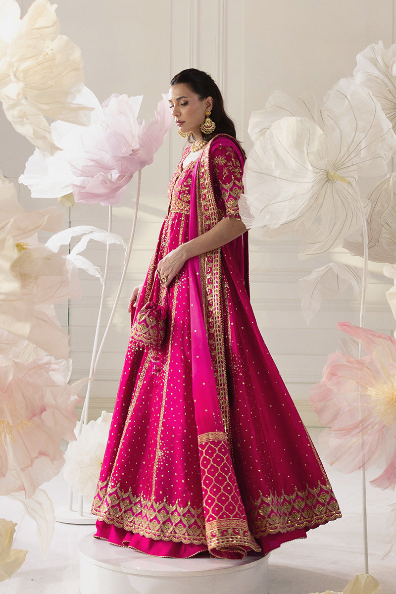 Mina Hassan | Festive Dholki 25 | Shahbano - Wedding Dress - available at Maria Faisal in UK and USA.