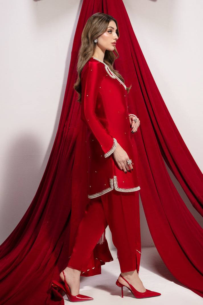 Raja Salahuddin | House of Mina | Crimson by Maria Faisal - Registered Vendor of : Raja Salahuddin - type : Ladies Clothes - 100% original wedding dresses
