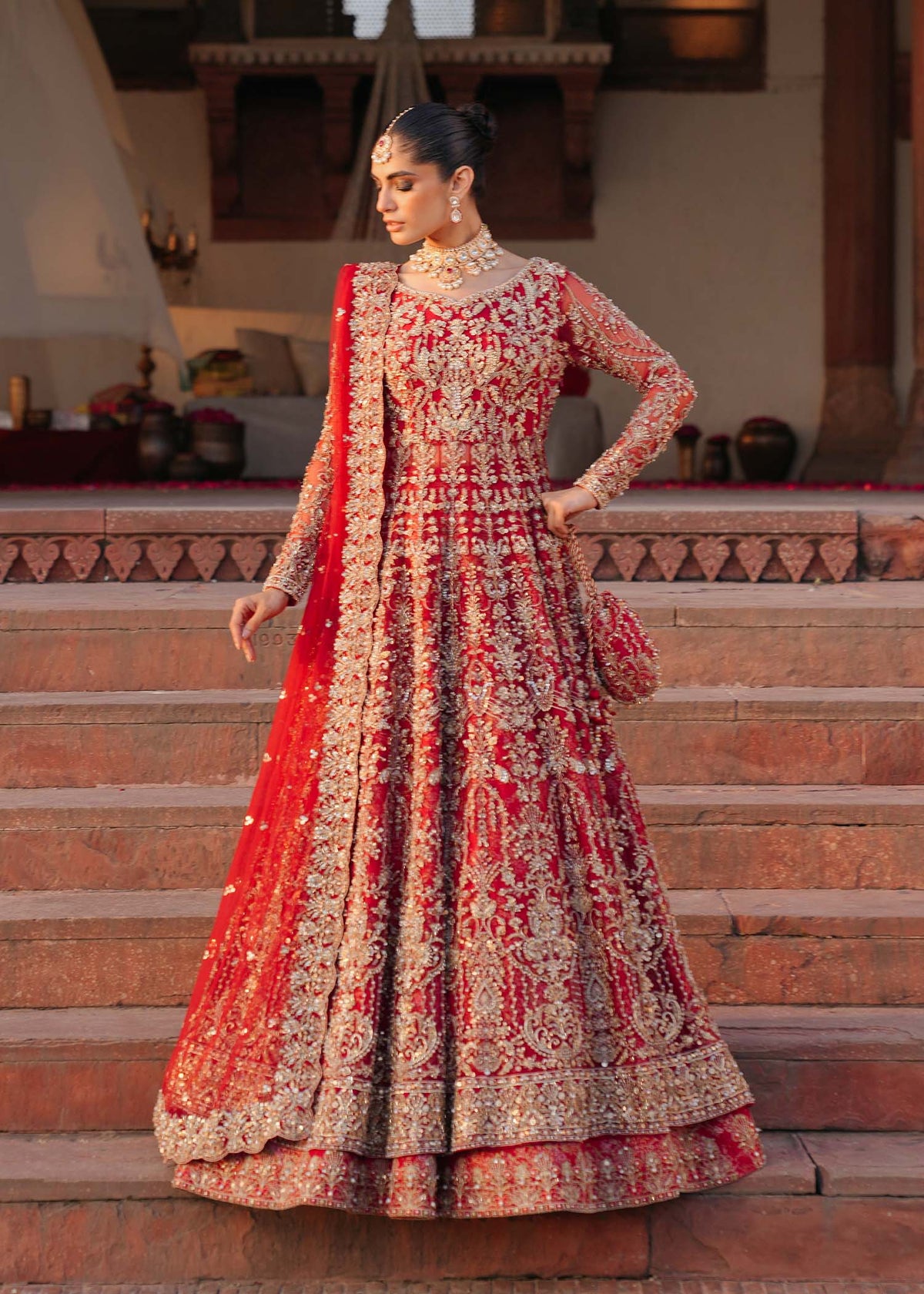Kanwal Malik | Sajni Wedding Festive | ARMAL - Wedding Dress - available at Maria Faisal in UK and USA.