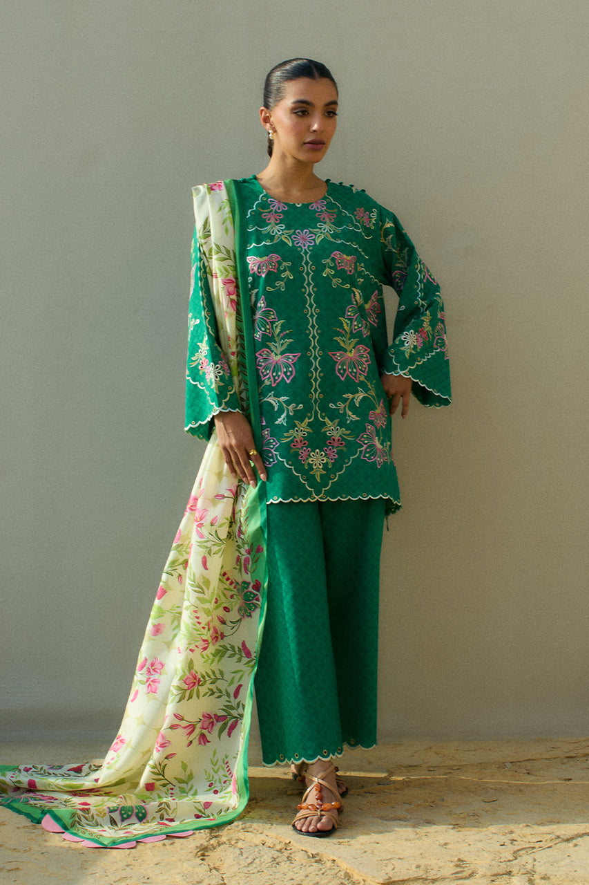 Sania Maskatiya | Luxury Lawn 25 | Jehan (B) - Ladies Clothes - Maria Faisal