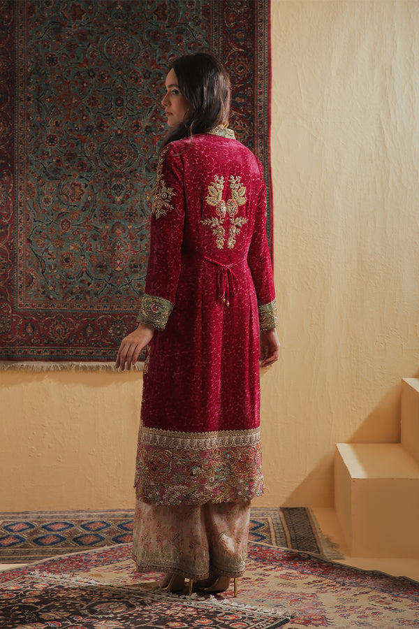 Shamaeel Ansari | Majestic Legacy |Crimson Heritage - Bridal Dress - available at Maria Faisal in UK and USA.