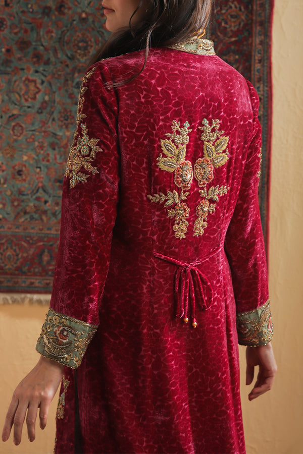 Shamaeel Ansari | Majestic Legacy |Crimson Heritage - Bridal Dress - available at Maria Faisal in UK and USA.