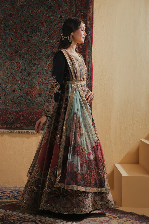 Shamaeel Ansari | Majestic Legacy | Royal Pishwas - Bridal Dress - available at Maria Faisal in UK and USA.
