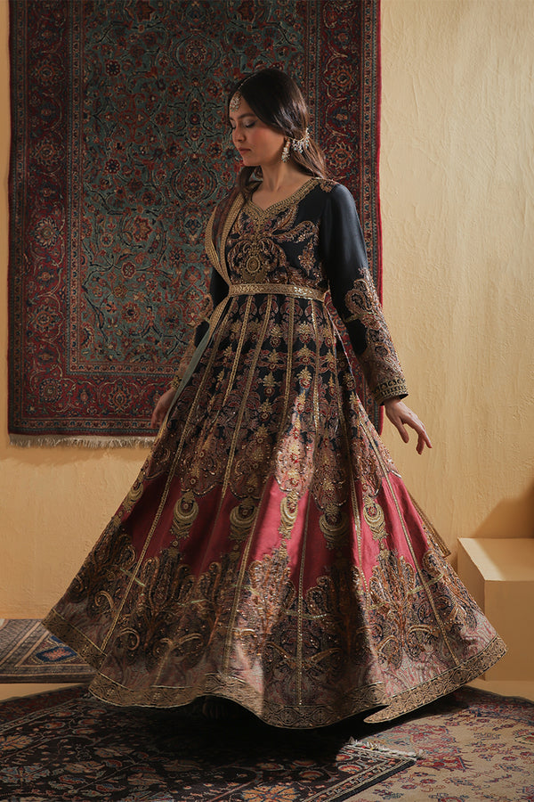 Shamaeel Ansari | Majestic Legacy | Royal Pishwas - Bridal Dress - available at Maria Faisal in UK and USA.
