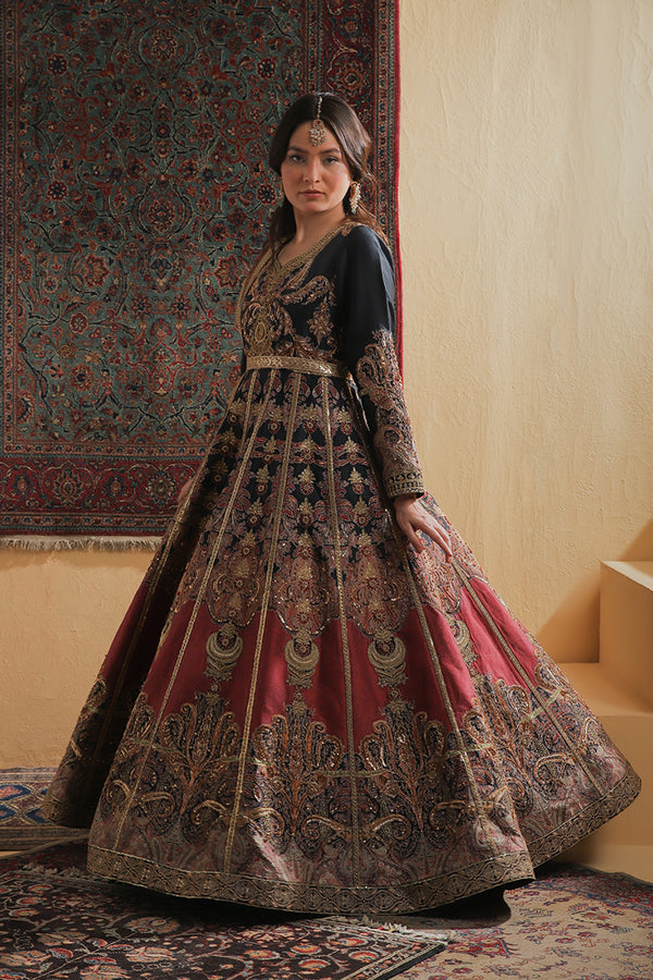 Shamaeel Ansari | Majestic Legacy | Royal Pishwas - Bridal Dress - available at Maria Faisal in UK and USA.