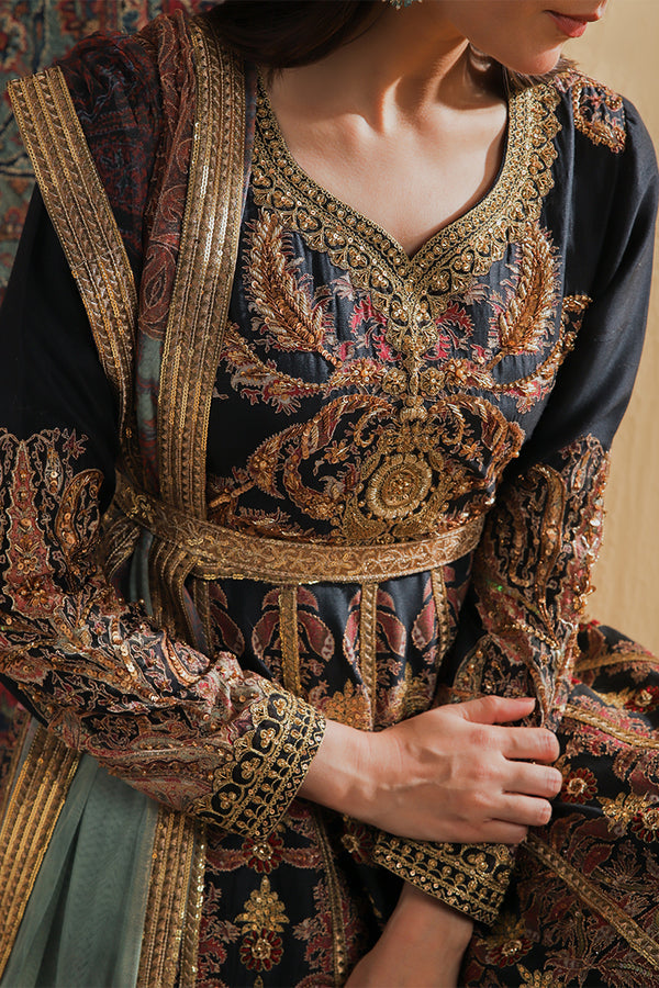 Shamaeel Ansari | Majestic Legacy | Royal Pishwas - Bridal Dress - available at Maria Faisal in UK and USA.