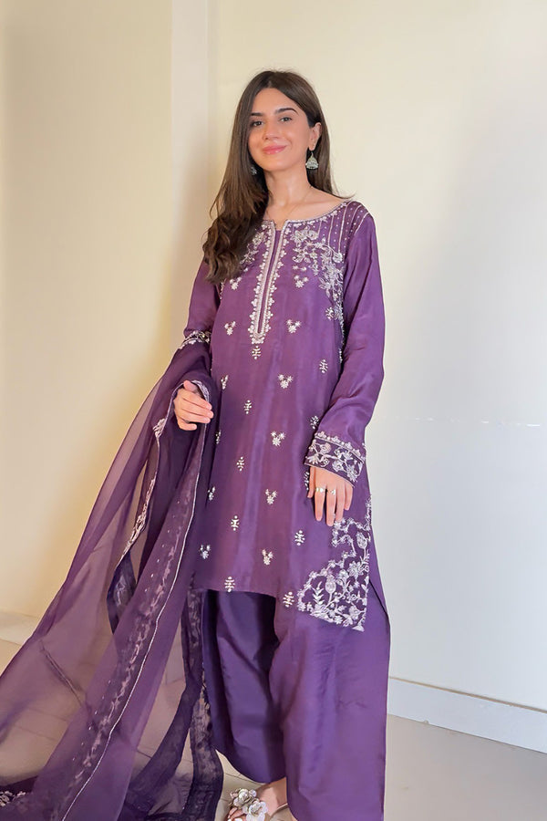Maryum N Maria | Amani Formals | RAYA - MW40118 - Ladies Clothes - Maria Faisal