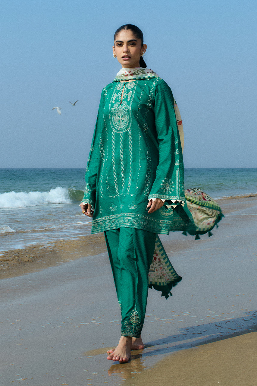 Sania Maskatiya | Luxury Lawn 25 |Tami (B) - Ladies Clothes - Maria Faisal