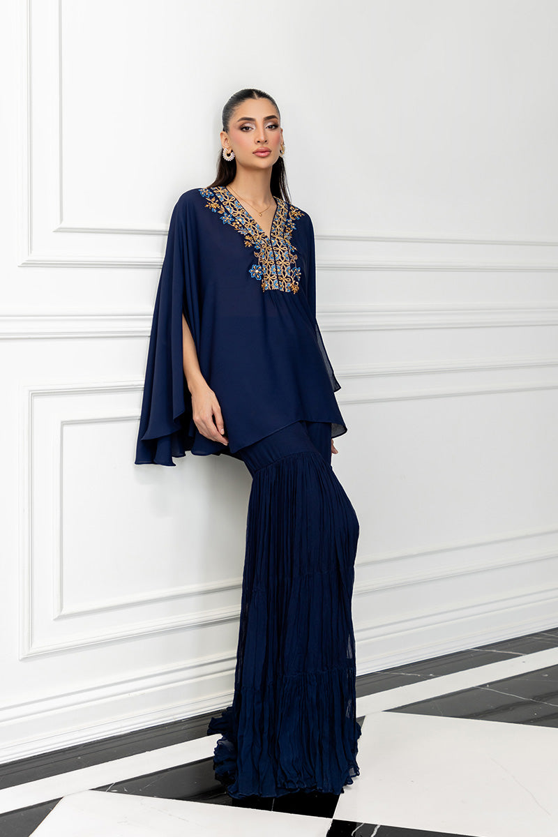 Mina Hasan | Fall Edit 26 | Rabia - Formal Dress - available at Maria Faisal in UK and USA.