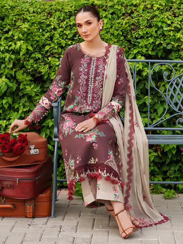 Parishay | Ivy Bloom Winter | IW-06 | 3 PC Winter - Ladies Clothes - Maria Faisal