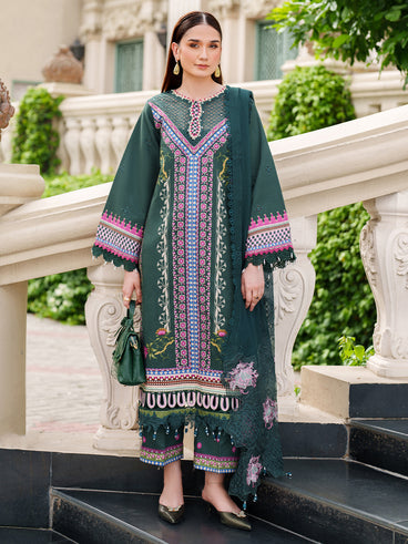 Parishay | Ivy Bloom Winter | IW-07 | 3 PC Winter - Ladies Clothes - Maria Faisal