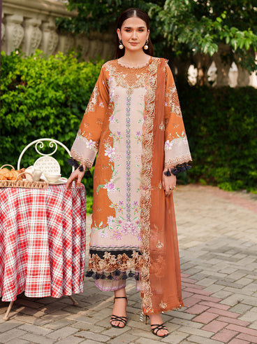 Parishay | Ivy Bloom Winter | IW-12 | 3 PC Winter - Ladies Clothes - Maria Faisal