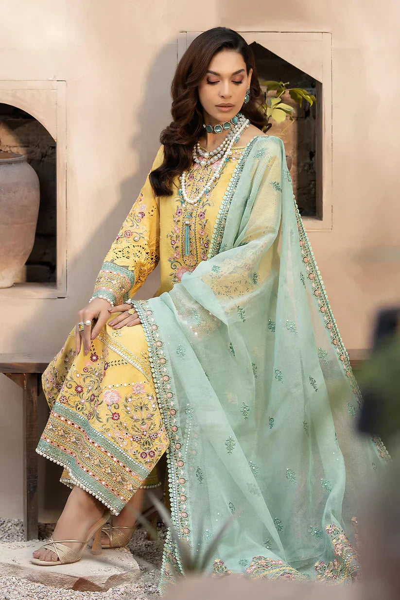 Imrozia Premium | Gulposh Luxury Lawn 24 | S.L 44 Zaira - Ladies Clothes - Maria Faisal