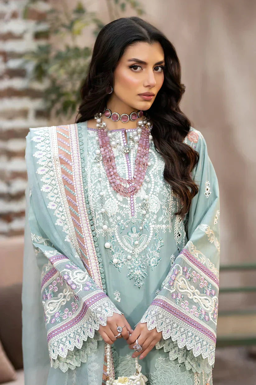 Imrozia Premium | Gulposh Luxury Lawn 24 | S.L 49 Mirha - Ladies Clothes - Maria Faisal
