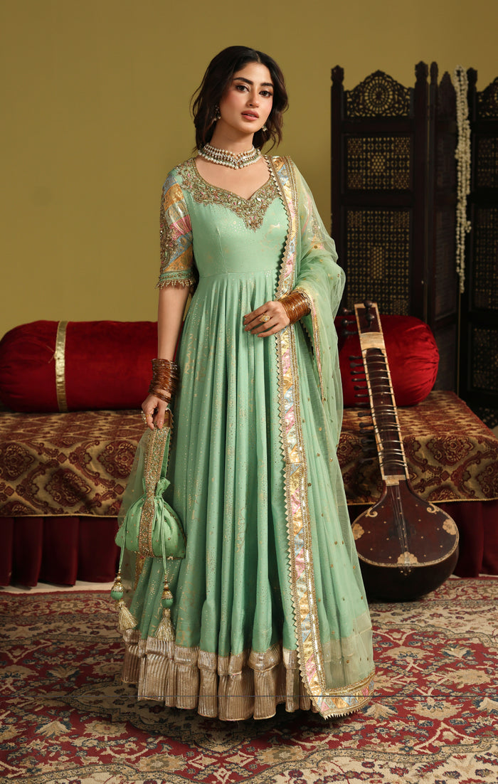 Maya | Dastaan Wedding Formals | BANO - Wedding Dress - available at Maria Faisal in UK and USA.