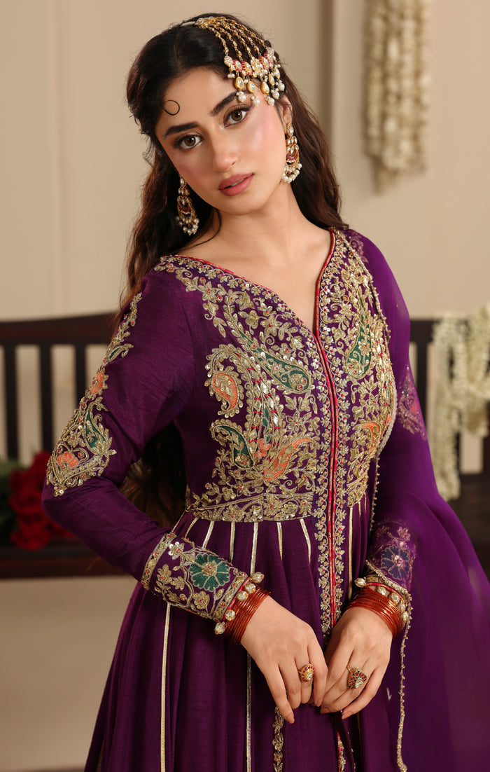 Maya | Dastaan Wedding Formals | ZEENAT - Wedding Dress - available at Maria Faisal in UK and USA.