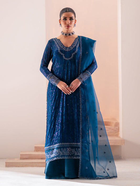 Izel | Stardust Luxury Collection | SLC-003-Nova - Designer Dress with Intricate embroidery and embellishments. Shop elegent wedding dress at Maria Faisal.