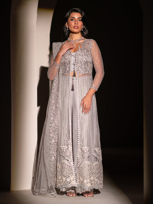 Izel | Stardust Luxury Collection | SLC-005-Aura - Designer Dress with Intricate embroidery and embellishments. Shop elegent wedding dress at Maria Faisal.