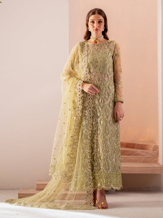 Izel | Stardust Luxury Collection | SLC-009-Eris - Designer Dress with Intricate embroidery and embellishments. Shop elegent wedding dress at Maria Faisal.