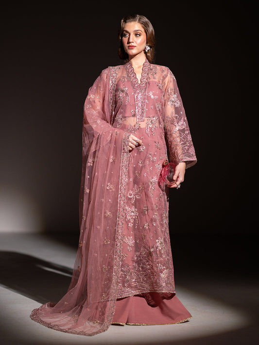 Izel | Stardust Luxury Collection | SLC-010-Raya - Designer Dress with Intricate embroidery and embellishments. Shop elegent wedding dress at Maria Faisal.