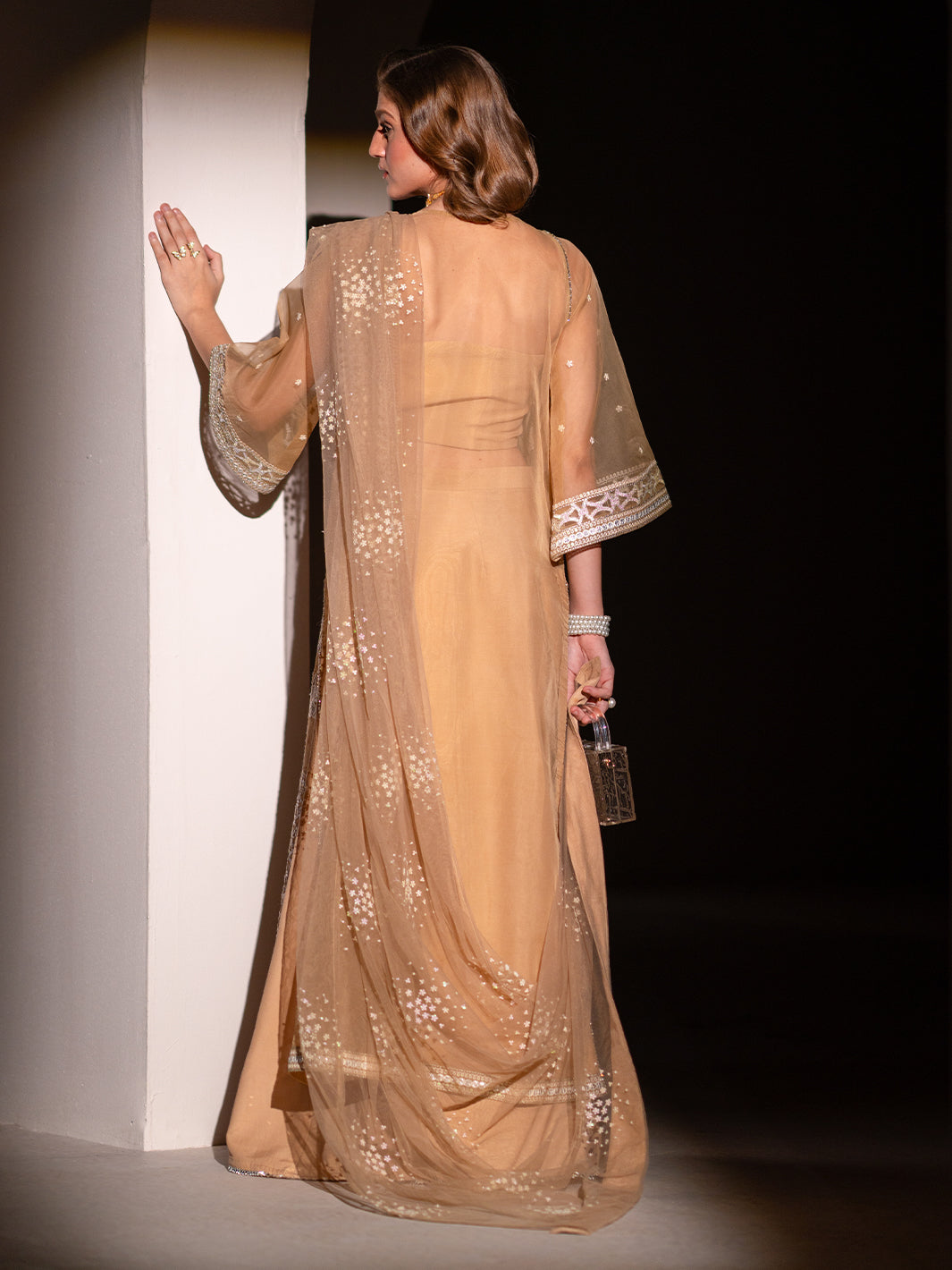 Izel | Stardust Luxury Collection | SLC-012-Kirk - Designer Dress with Intricate embroidery and embellishments. Shop elegent wedding dress at Maria Faisal.